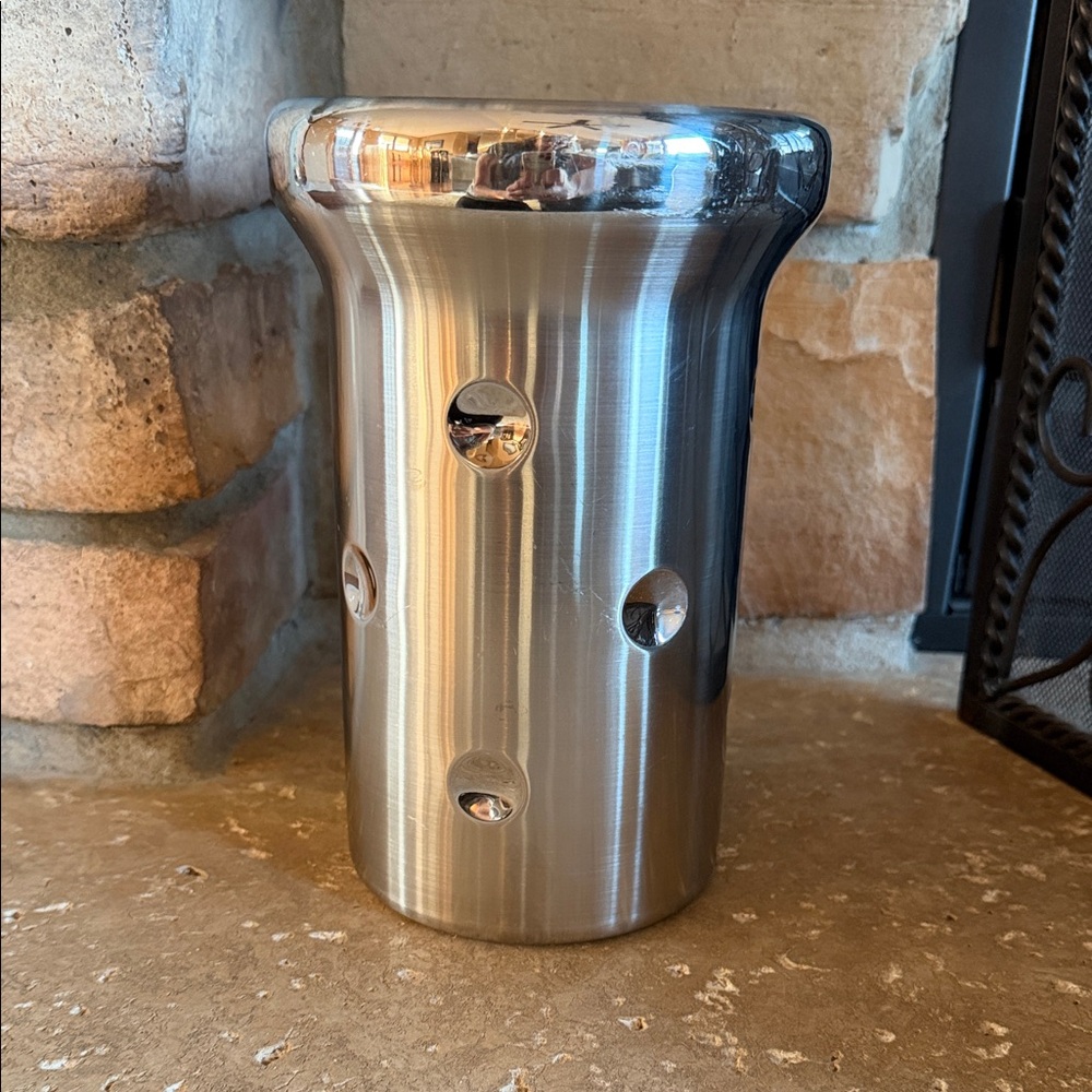 Stainless Steel Utensil Holder with Dots - Silver Marquis by Waterford